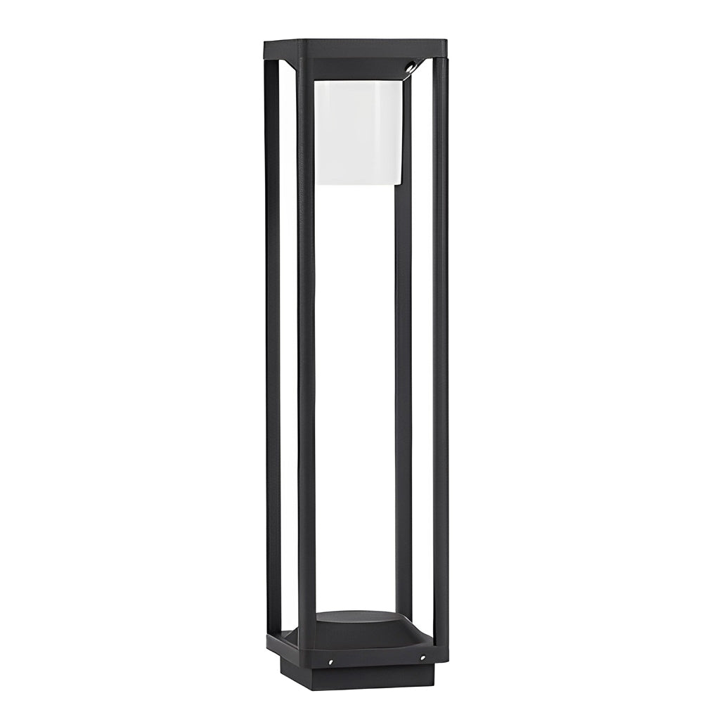 Modern Outdoor Solar Path Lights Waterproof LED Landscape Lighting with 3 Color Dimming Modes