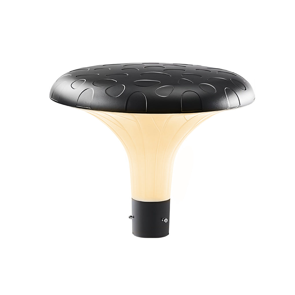 Modern Outdoor Solar Post Light Waterproof Mushroom Shape Garden Street Lamp for Park and Yard