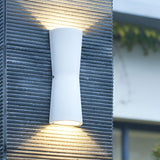 Modern Outdoor Waterproof LED Up and Down Wall Lamp for Porch and Garden Lighting