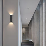 Modern Outdoor Waterproof LED Up and Down Wall Lamp for Porch and Garden Lighting
