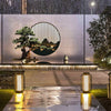 Modern Outdoor Waterproof LED Wall Sconce Stainless Steel Landscape Garden Lighting for Balcony Villa