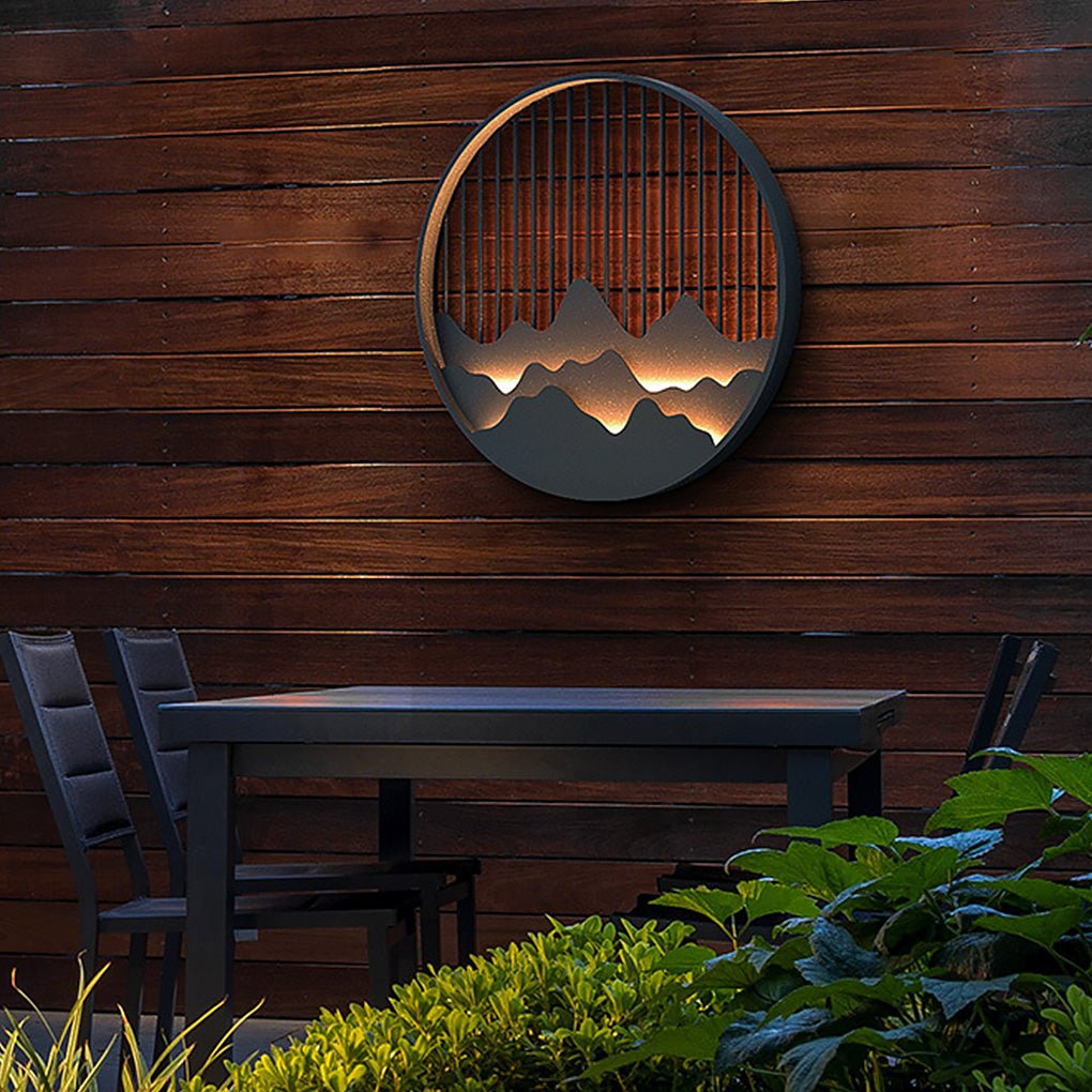 Modern Outdoor Waterproof LED Wall Sconce Stainless Steel Landscape Garden Lighting for Balcony Villa