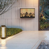 Modern Outdoor Waterproof LED Wall Sconce Stainless Steel Landscape Garden Lighting for Balcony Villa