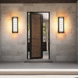 Modern Outdoor Waterproof LED Wall Sconce with Double Layer Acrylic Lampshade for Exterior Gate and Porch