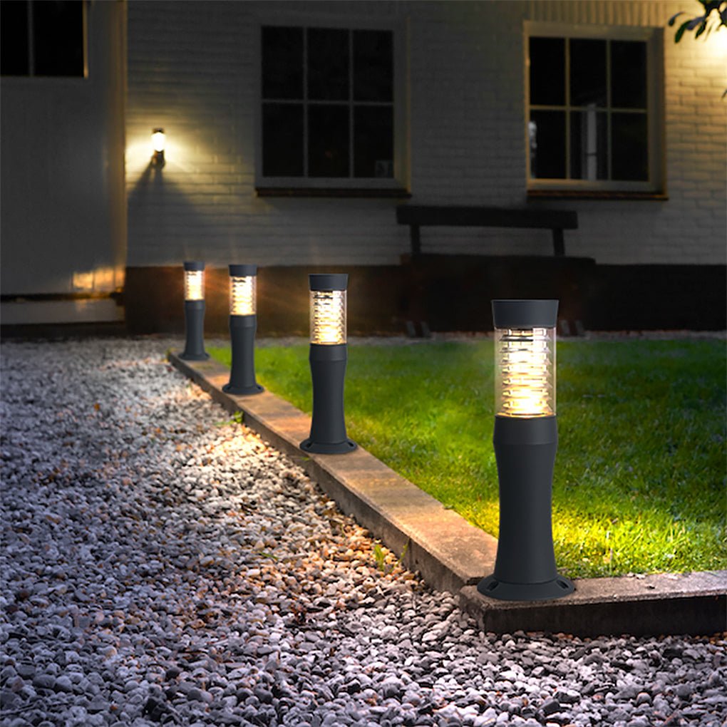 Modern Outdoor Waterproof Path Light Aluminum Garden Bollard Landscape Lighting for Courtyard