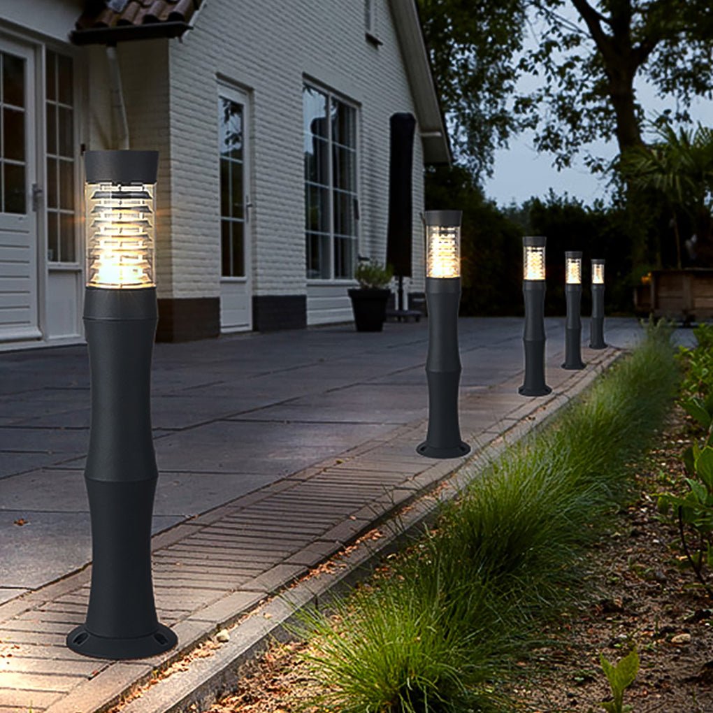 Modern Outdoor Waterproof Path Light Aluminum Garden Bollard Landscape Lighting for Courtyard