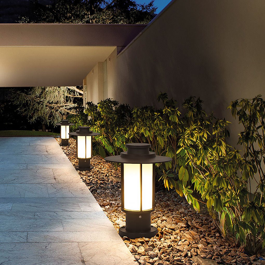 Modern Outdoor Waterproof Pillar Light LED Garden Landscape Fence Lighting for Villas