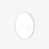 Modern Oval Backlit LED Bathroom Vanity Mirror with Magnifying Glass