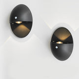 Modern Oval LED Motion Sensor Wall Sconce USB Rechargeable Magnetic Indoor Night Light