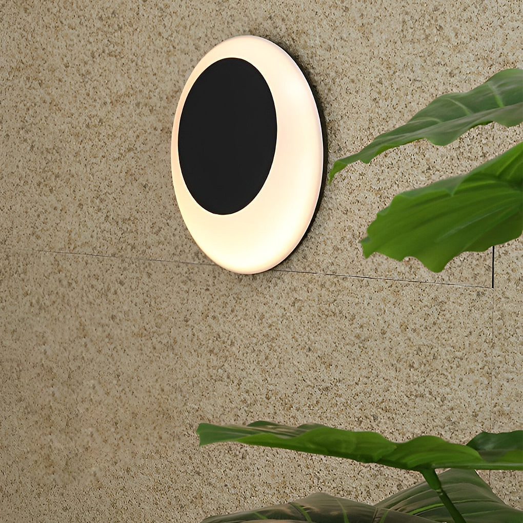 Modern Oval LED Waterproof Wall Sconce Nordic Aluminum Outdoor Indoor Decorative Light