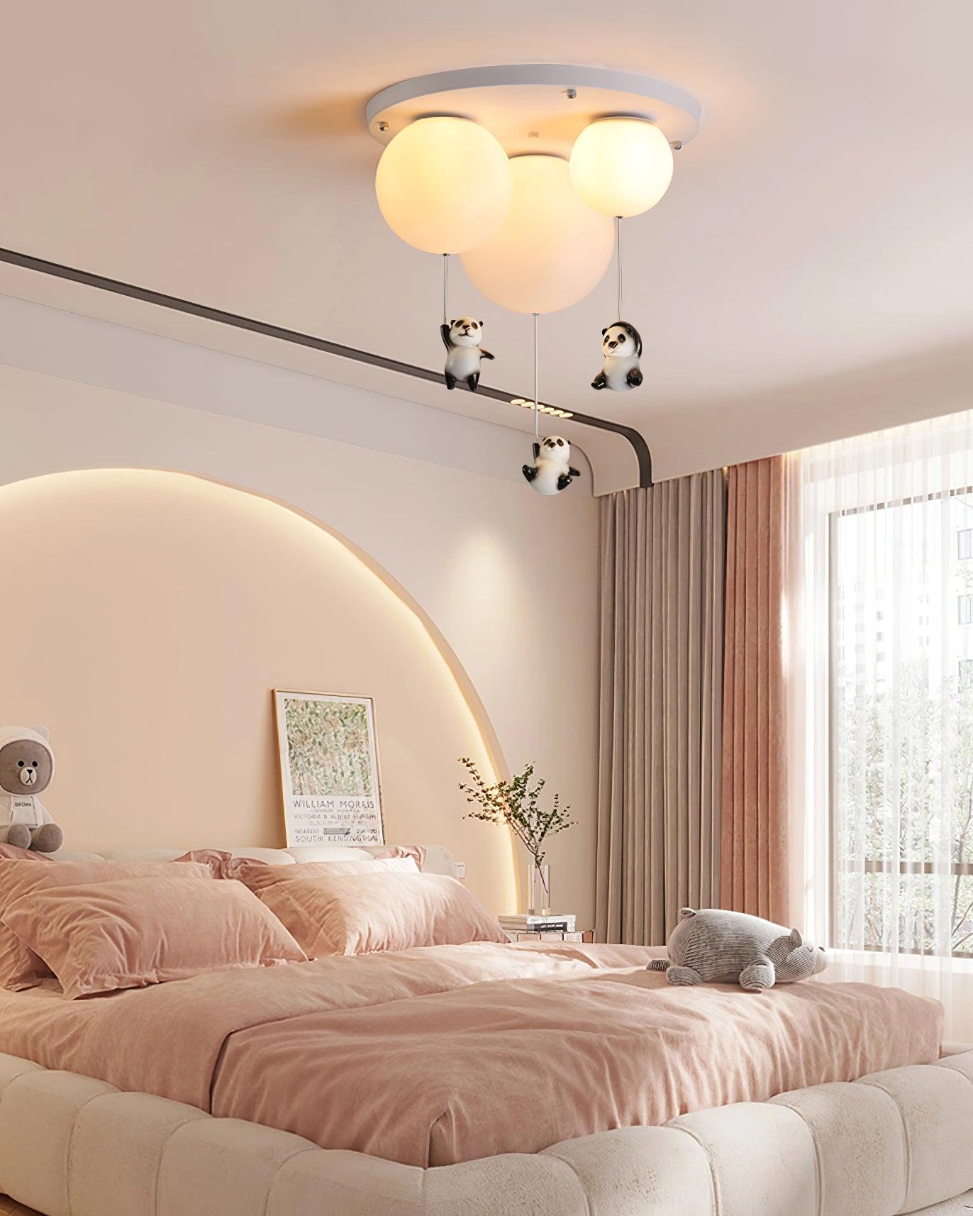 modern-panda-pendant-light-for-kids-room-animal-theme-nursery-ceiling-lamp-with-glass-globe