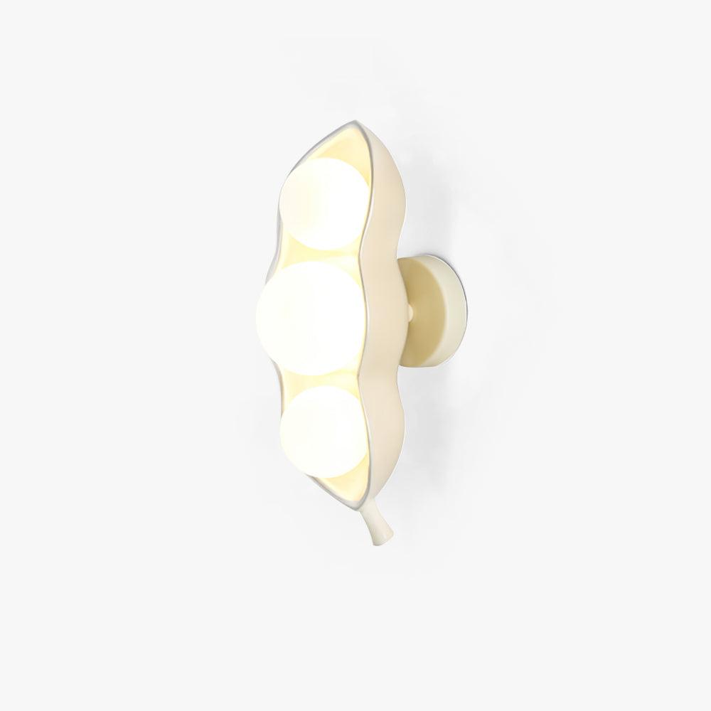 Modern Pea Shaped Glass and Brass Wall Sconce Lighting for Contemporary Interiors