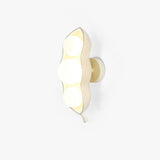 Modern Pea Shaped Glass and Brass Wall Sconce Lighting for Contemporary Interiors
