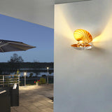 Modern Pearl Clam LED Wall Sconce Set of 2 Indoor Shell Decorative Lighting