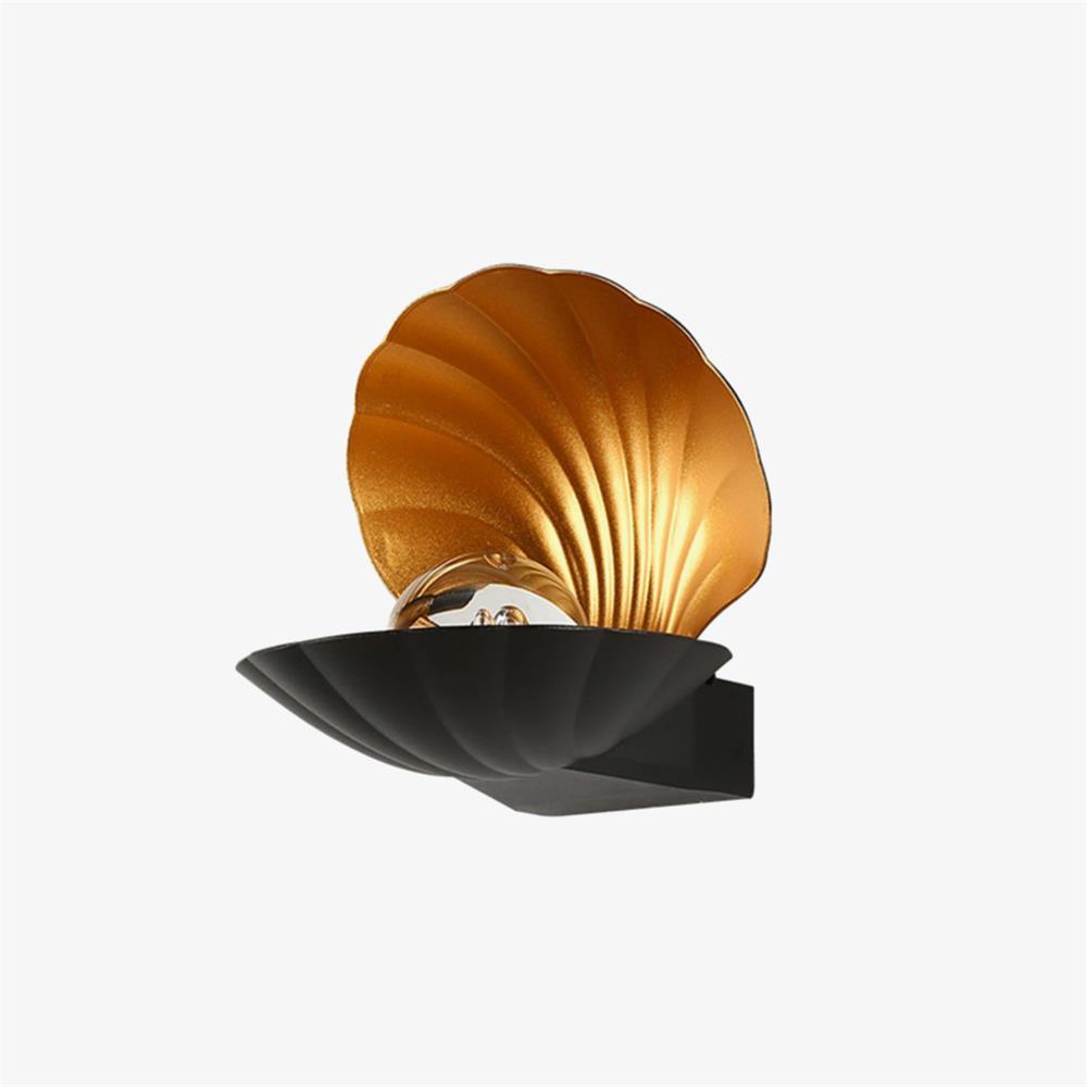 Modern Pearl Clam LED Wall Sconce Set of 2 Indoor Shell Decorative Lighting