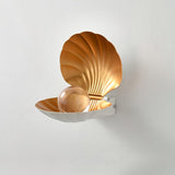 Modern Pearl Clam LED Wall Sconce Set of 2 Indoor Shell Decorative Lighting