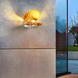 Modern Pearl Clam LED Wall Sconce Set of 2 Indoor Shell Decorative Lighting