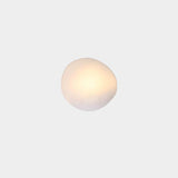 Modern Pebble Shaped Bubble Glass Wall Sconce Organic Stone Inspired LED Lamp