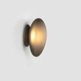 Modern Pebble Shaped Bubble Glass Wall Sconce Organic Stone Inspired LED Lamp