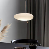 Modern Pebbles Glass Pendant Light with Minimalist LED Design for Contemporary Living Rooms