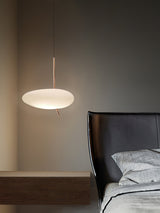 Modern Pebbles Glass Pendant Light with Minimalist LED Design for Contemporary Living Rooms