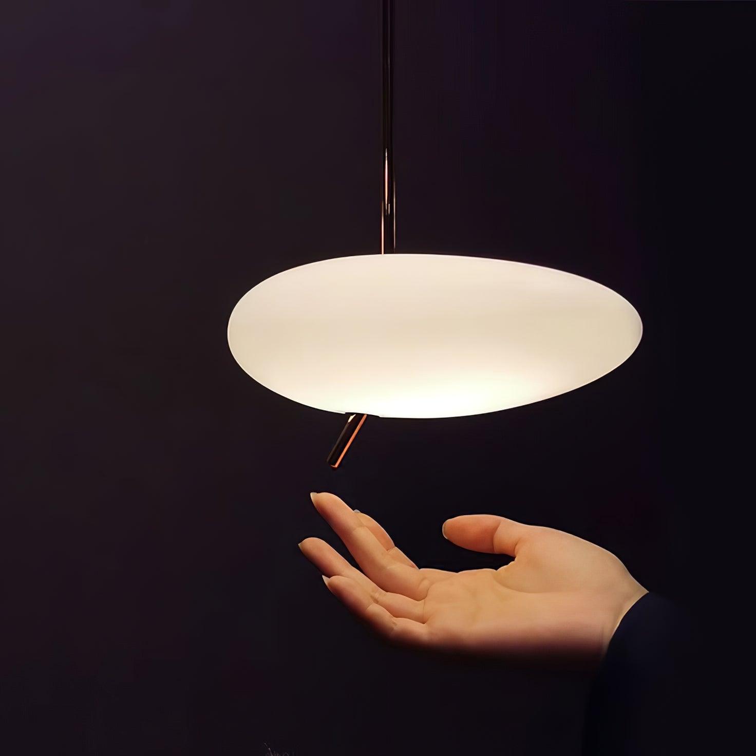 Modern Pebbles Glass Pendant Light with Minimalist LED Design for Contemporary Living Rooms