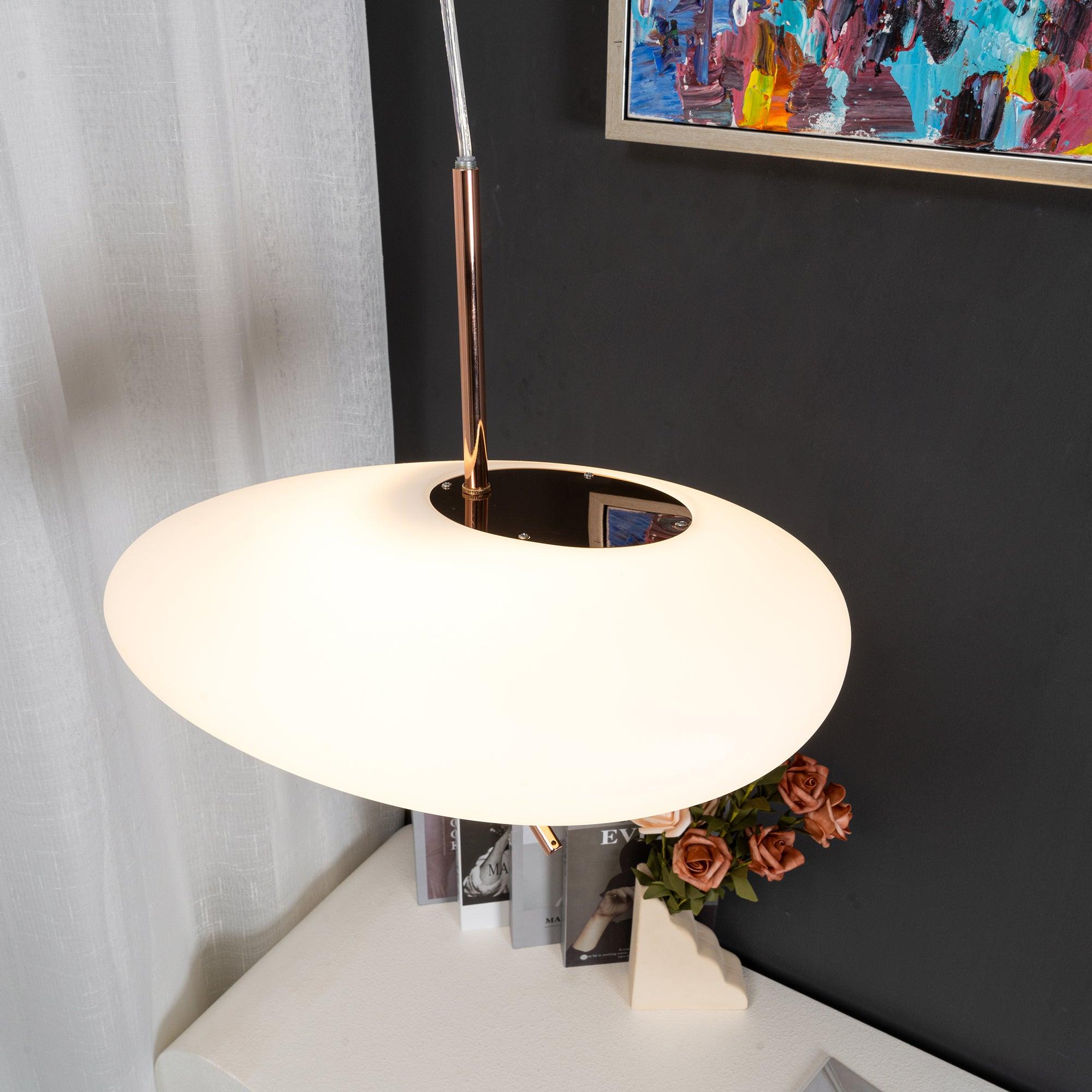 Modern Pebbles Glass Pendant Light with Minimalist LED Design for Contemporary Living Rooms