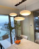 Modern Pebbles Glass Pendant Light with Minimalist LED Design for Contemporary Living Rooms