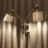 Modern Perforated Metal Wall Sconce Adjustable Industrial Style Riddle Wall Lamp
