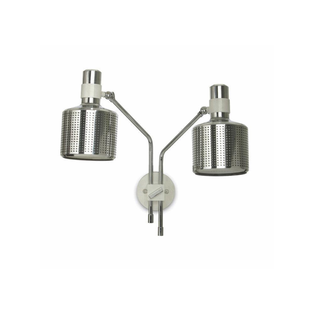 Modern Perforated Metal Wall Sconce Adjustable Industrial Style Riddle Wall Lamp