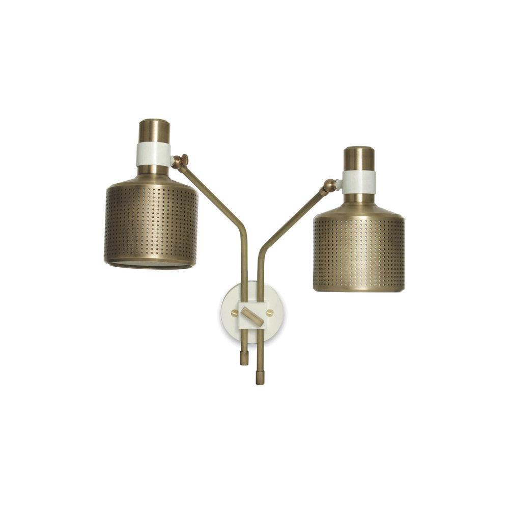 Modern Perforated Metal Wall Sconce Adjustable Industrial Style Riddle Wall Lamp