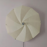 Modern Petal Shaped Fabric Wall Sconce Set Adjustable LED Indoor Wall Light