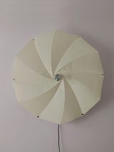 Modern Petal Shaped Fabric Wall Sconce Set Adjustable LED Indoor Wall Light