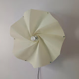 Modern Petal Shaped Fabric Wall Sconce Set Adjustable LED Indoor Wall Light
