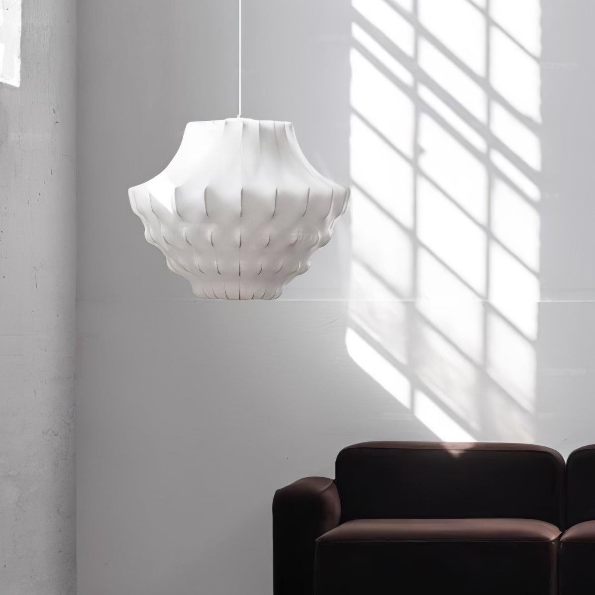 Modern Phantom Cocoon Pendant Lamp White Ethereal Hanging Chandelier Light