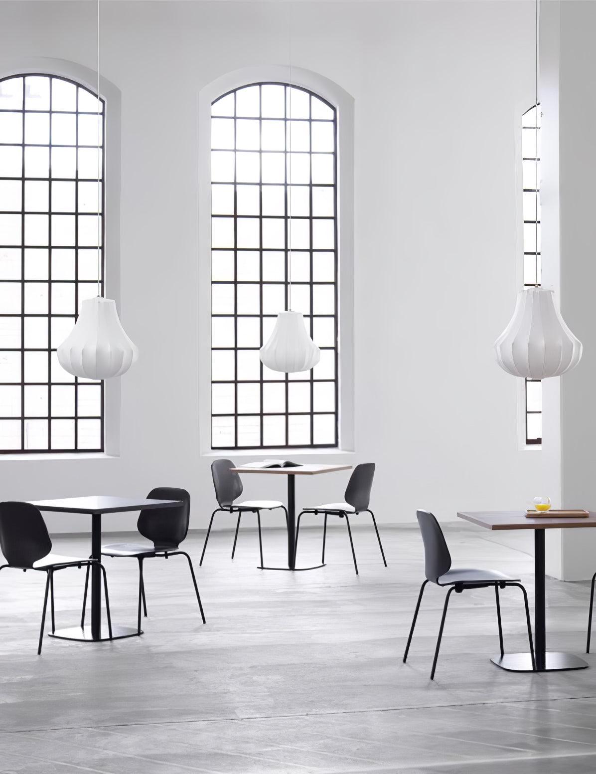 Modern Phantom Cocoon Pendant Lamp White Ethereal Hanging Chandelier Light