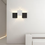 Modern Piano Key LED Wall Sconce Staggered Pattern Indoor Lighting Fixture
