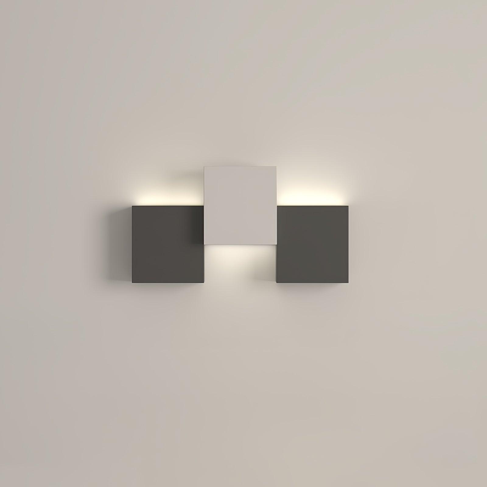 Modern Piano Key LED Wall Sconce Staggered Pattern Indoor Lighting Fixture