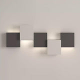 Modern Piano Key LED Wall Sconce Staggered Pattern Indoor Lighting Fixture