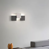 Modern Piano Key LED Wall Sconce Staggered Pattern Indoor Lighting Fixture