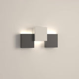 Modern Piano Key LED Wall Sconce Staggered Pattern Indoor Lighting Fixture
