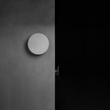 Modern PIN Terrazzo Round Wall Sconce Integrated LED Interior Lighting in Concrete and Stone