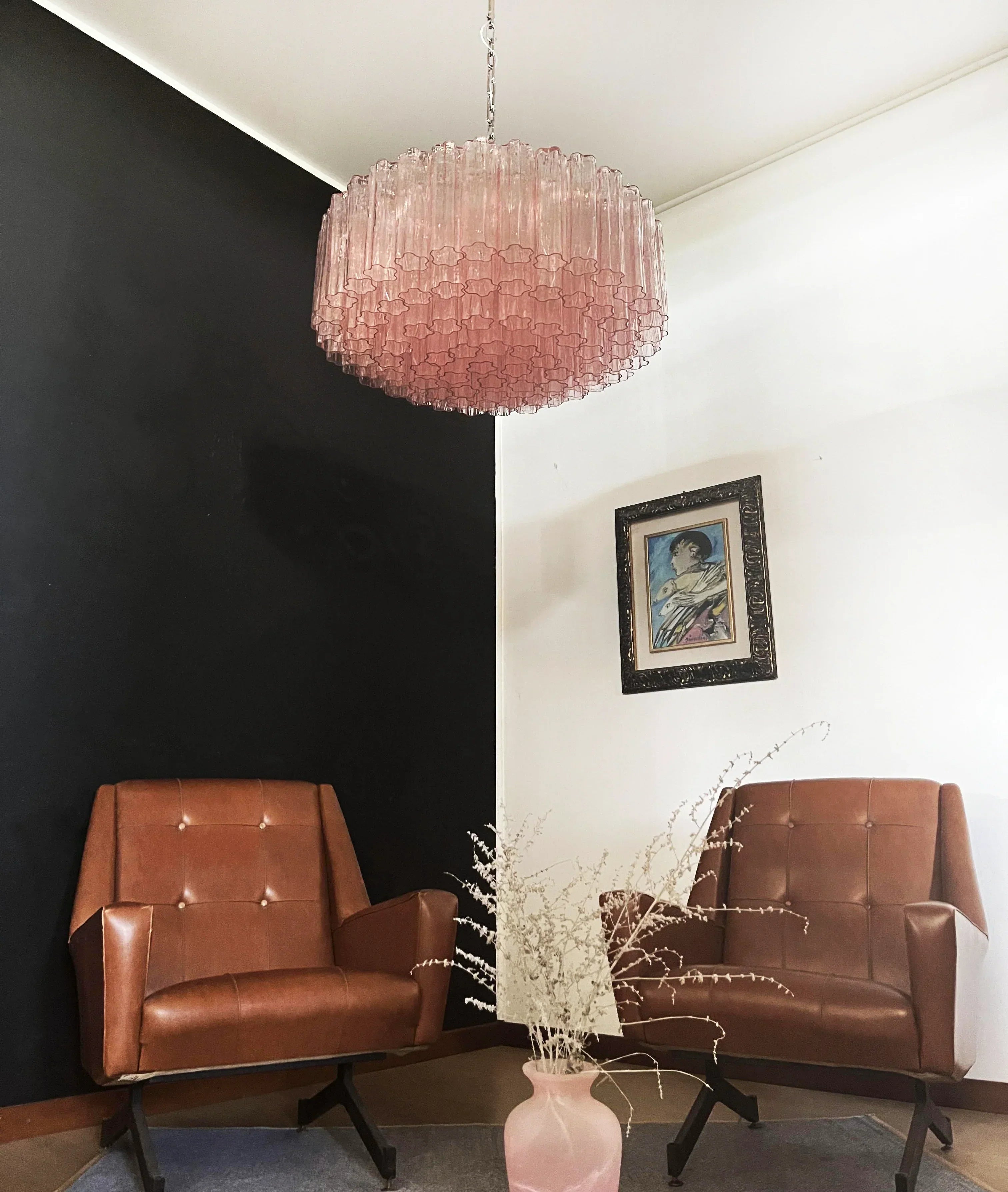 modern-pink-glass-tube-chandelier-luxury-murano-style-pendant-light-for-living-room