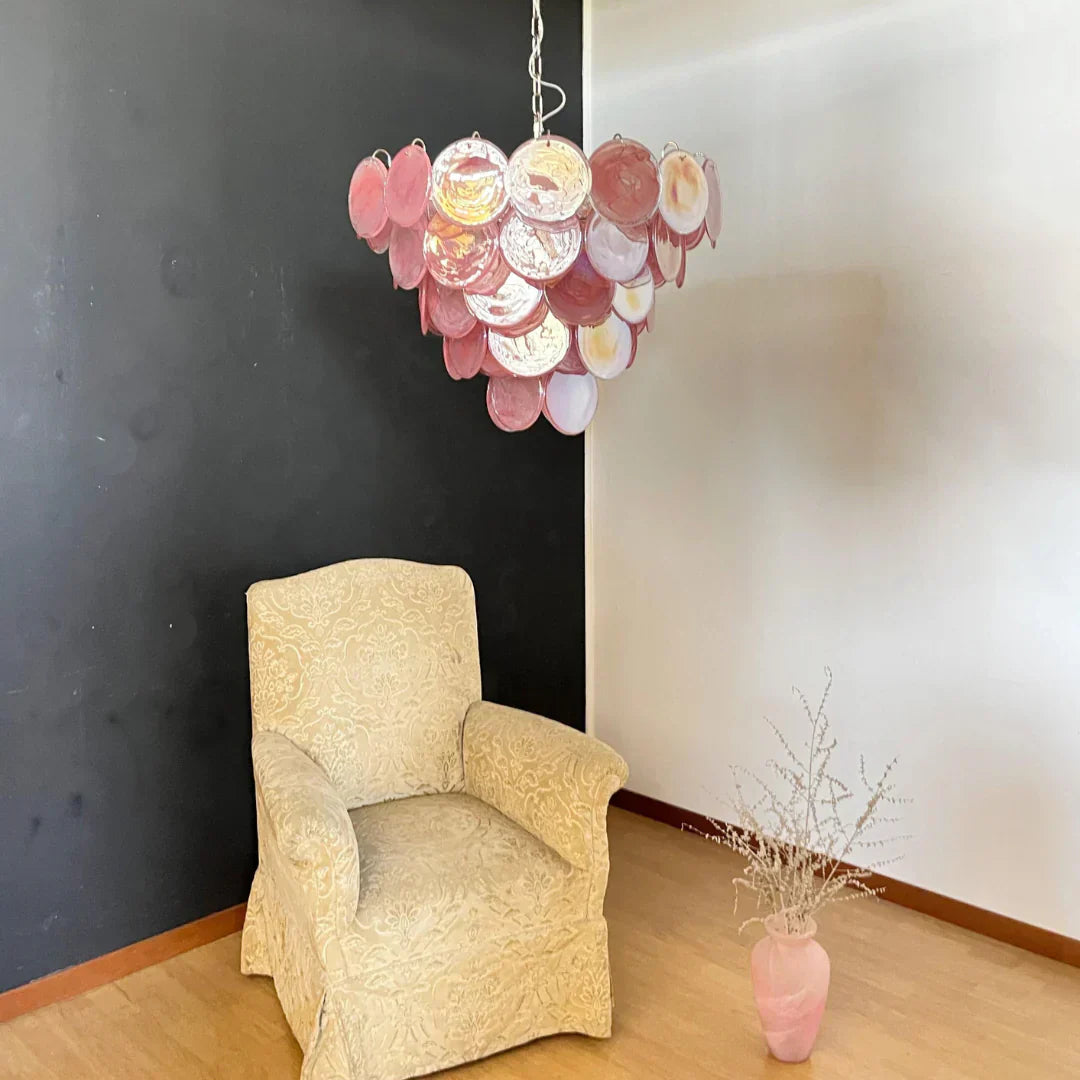 modern-pink-murano-iridescent-glass-disc-chandelier-luxury-pendant-lighting-for-living-room