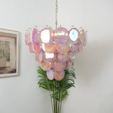 modern-pink-murano-iridescent-glass-disc-chandelier-luxury-pendant-lighting-for-living-room