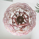 modern-pink-murano-iridescent-glass-disc-chandelier-luxury-pendant-lighting-for-living-room