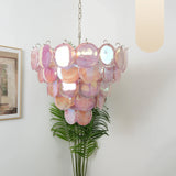 modern-pink-murano-iridescent-glass-disc-chandelier-luxury-pendant-lighting-for-living-room