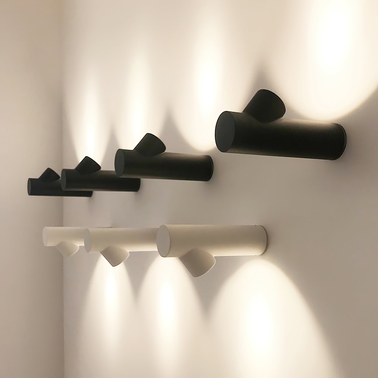 Modern Pipeline LED Tube Wall Sconce Minimalist Cylindrical Fixture for Hallway and Bedroom