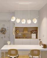Modern Pistachio Linear Pendant Light LED Drop Hanging Lamp for Kitchen Island
