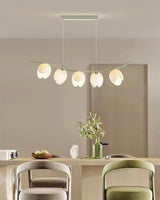 Modern Pistachio Linear Pendant Light LED Drop Hanging Lamp for Kitchen Island